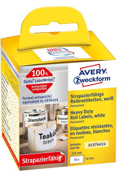 Avery A1976414 Self-Adhesive Label Rounded A1976414