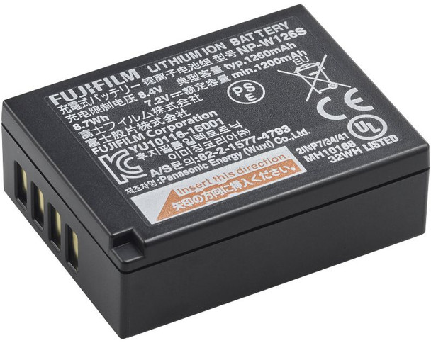 Fujifilm 16528470 NP-W126S Li-Ion 16528470