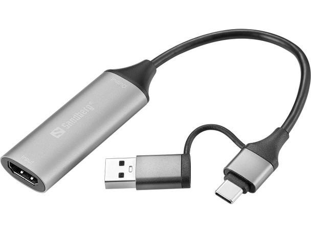 Sandberg 136-70 HDMI Capture Link to USB-C/A 136-70