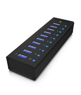 ICY BOX IB-AC6110 USB 3.0 Hub. 10 Port IB-AC6110