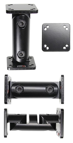 Brodit 215525 Pedestal mount 4". Black 215525