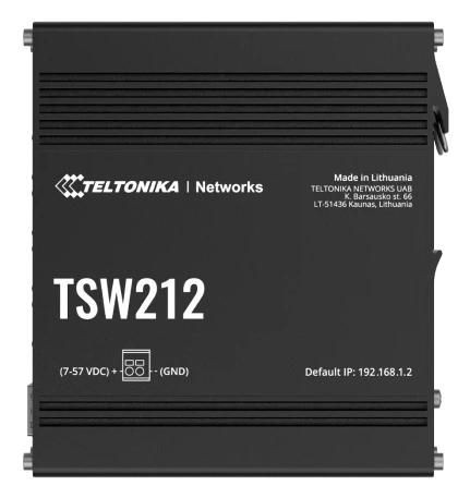 Teltonika Networks TSW212000000 TSW212 MANAGED SWITCH 8 x TSW212000000