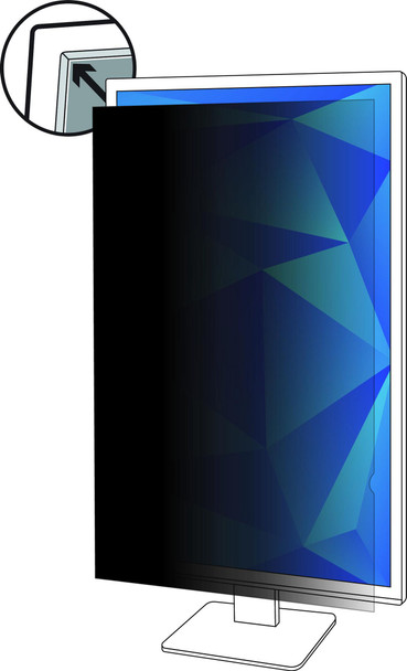 3M PF250W9P Privacy Filter for 25.0" PF250W9P