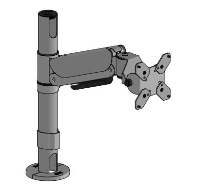 Ergonomic Solutions SPV1105-02 Height Adjustable. Black SPV1105-02