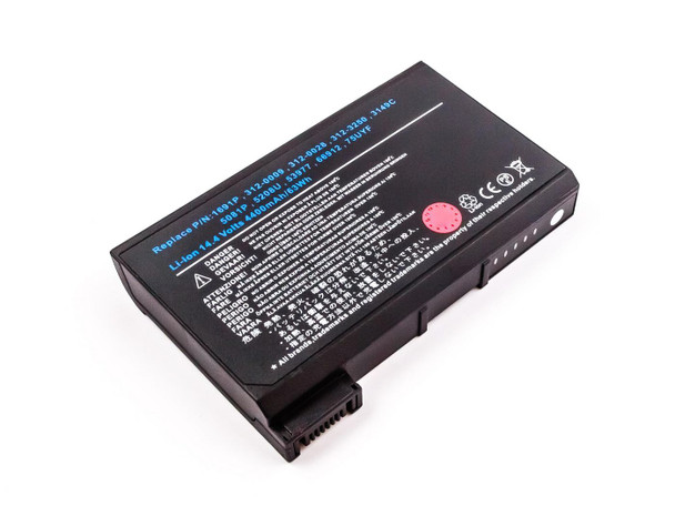 CoreParts MBI1525 8 Cell Li-Ion 14.4V 4.4Ah 63wh MBI1525