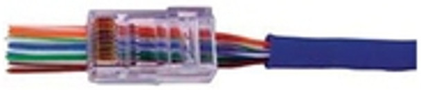 Black Box C6EZUP-100PAK CAT 6 EZ Plug Unshielded C6EZUP-100PAK