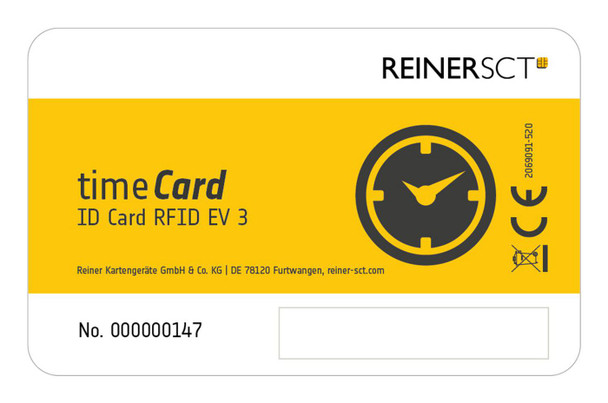 Reiner SCT 2749600-563 Timecard Premium Card Mifare 2749600-563
