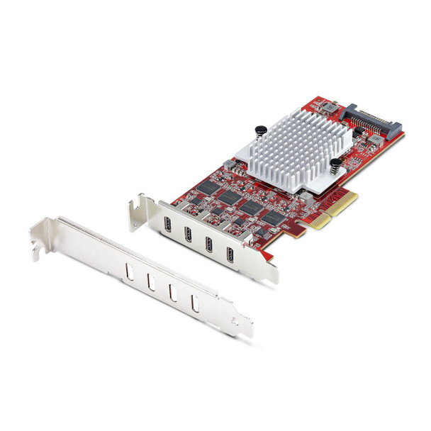 StarTech.com P10Q4C-USB-CARD-LP 4-Port Usb Type-C Pcie Card. P10Q4C-USB-CARD-LP