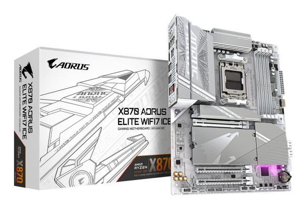 Gigabyte X870 A ELITE WF7 ICE 1.0 X870 Aorus Elite Wifi7 Ice X870 A ELITE WF7 ICE 1.0