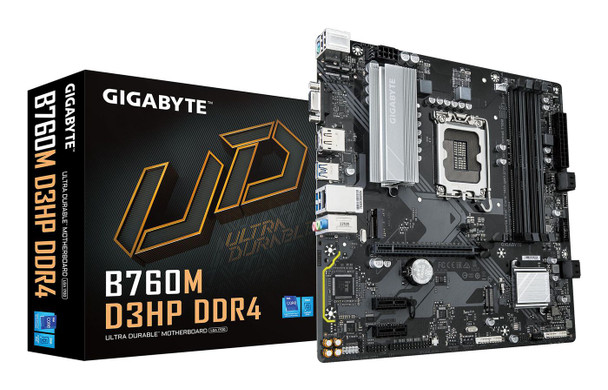 Gigabyte B760M D3HP DDR4 Motherboard - Supports Intel B760M D3HP DDR4