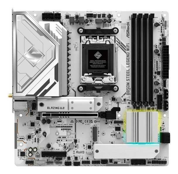 Asrock 90-MXBS20-A0UAYZ B850M Steel Legend Wifi Amd 90-MXBS20-A0UAYZ