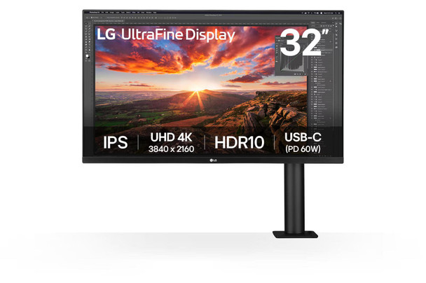 Lg Un880 32 " 3840 X 2160 Pixels 4K Ultra Hd Ips Panel Hdmi Displayport Usb-C He 32UN880K-B.AEK