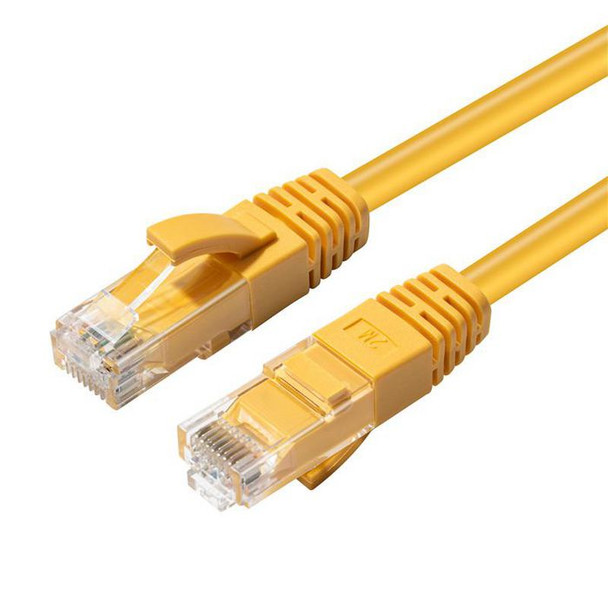 MicroConnect MC-UTP6A005Y CAT6A UTP 0.5m Yellow LSZH MC-UTP6A005Y