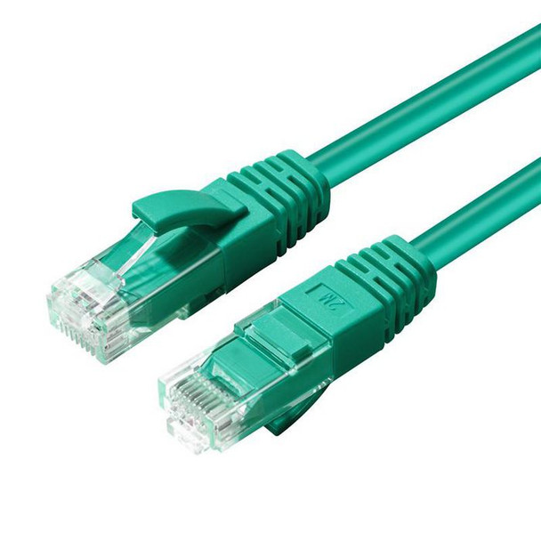 MicroConnect MC-UTP6A01G CAT6A UTP 1m Green LSZH MC-UTP6A01G