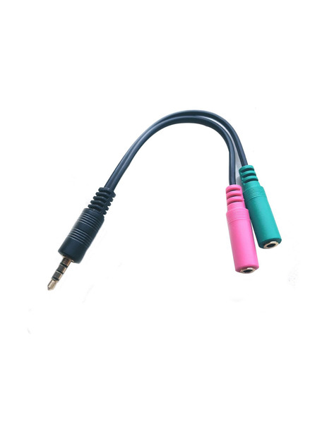 MicroConnect AUDALS015 Adapter 3.5mm - 2x3.5mm M-F AUDALS015