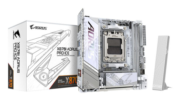 Gigabyte X870I AORUS PRO ICE Motherboard - Supports Amd X870I AORUS PRO ICE