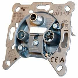 Triax 306221 Gda 313 F Socket-Outlet Iec 306221