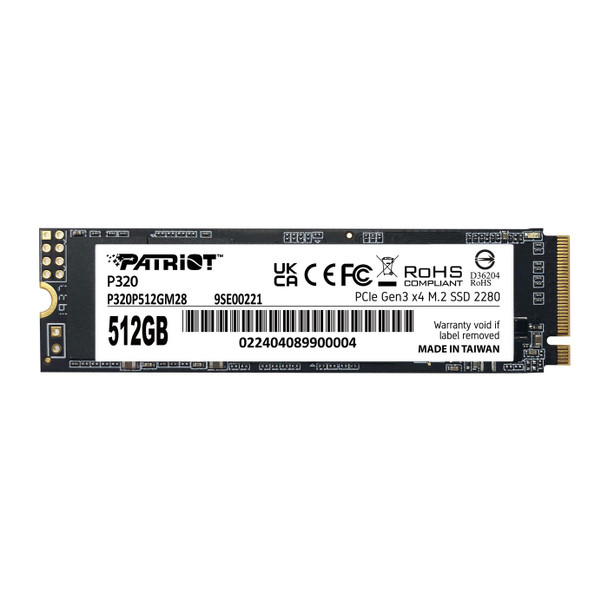 Patriot Memory P320P512GM28 P320 512 Gb M.2 Pci Express P320P512GM28