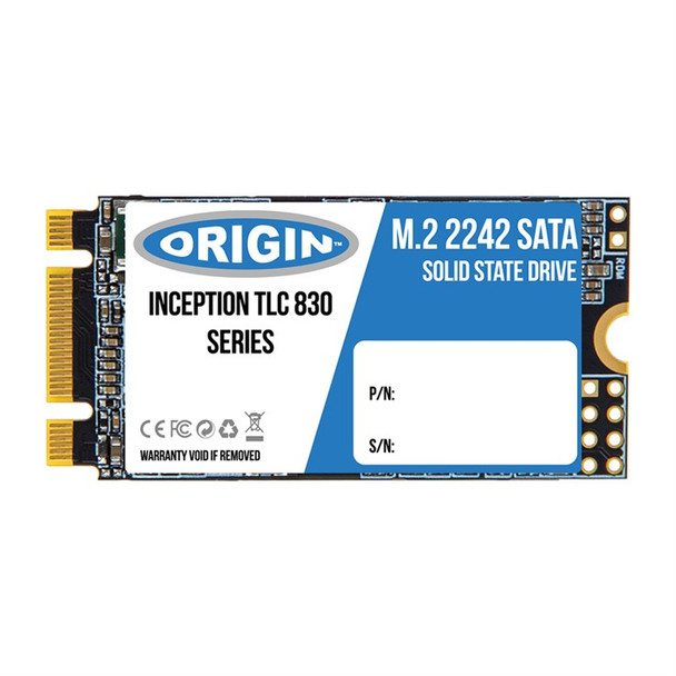 Origin Storage 512GB 3D TLC M.2 2242 NVME SSD NB-512M.2/NVME-42