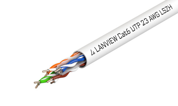Lanview LVN122112 Cat6 U-UTP Network Cable LVN122112