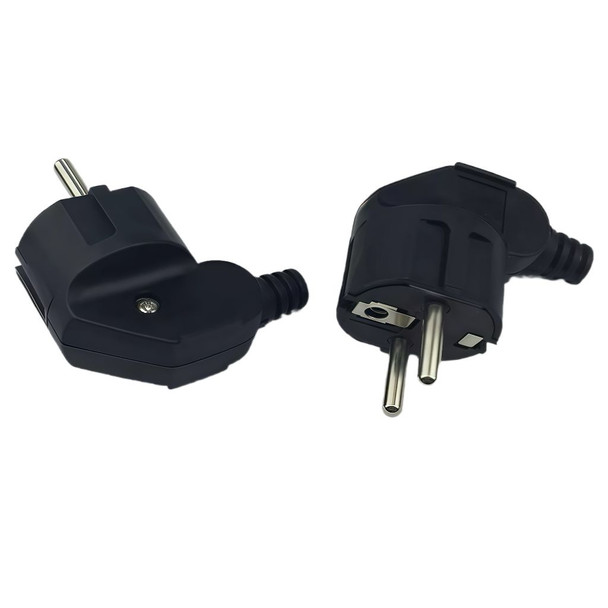 MicroConnect MC-GRUA-B Angled scho power plug. MC-GRUA-B
