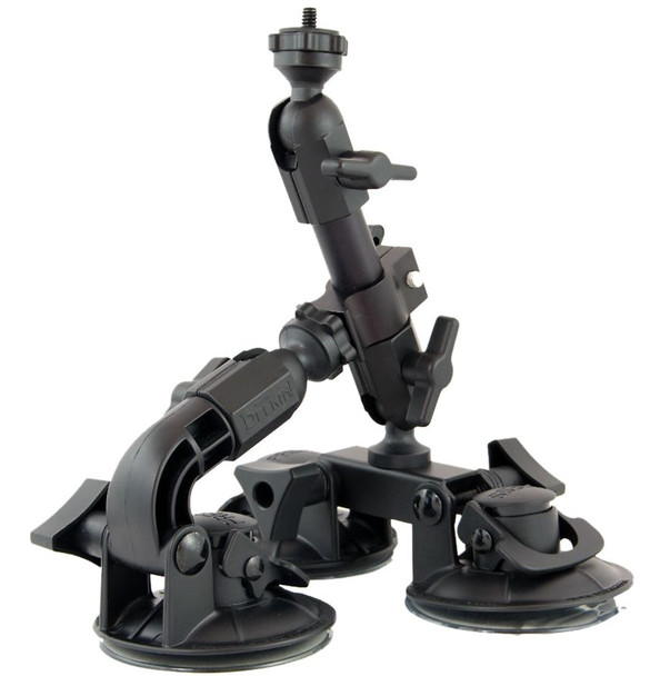 Delkin Devices DDMNT-TRIPLE Fat Gecko Suction Cup 3-Arm DDMNT-TRIPLE