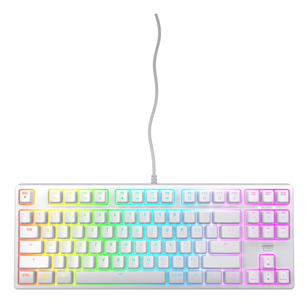 Cherry CX-K4V2-RGB-TKL-WH-R-US K4V2 Rgb Tenkeyless White CX-K4V2-RGB-TKL-WH-R-US