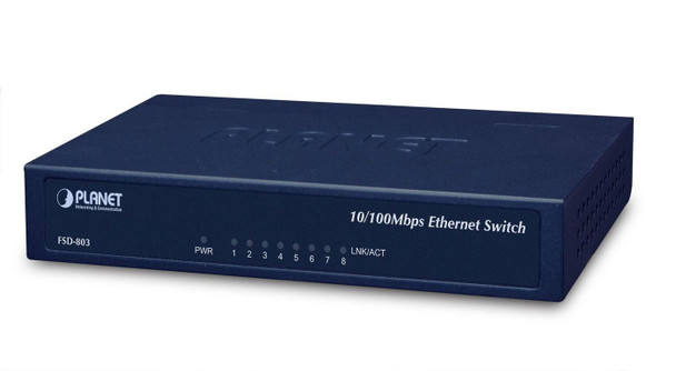 Planet FSD-803 8-P 10/100Mbps Fast Ethernet FSD-803