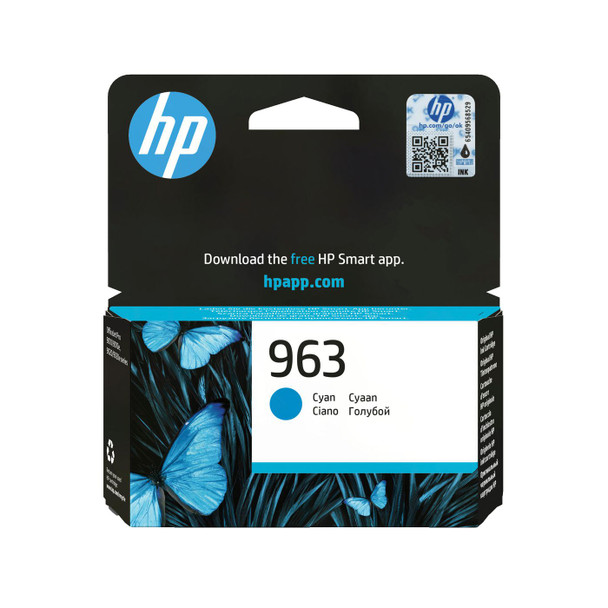 HP 3JA23AE#BGX Ink 963  10.74 ml  Cyan 3JA23AE#BGX