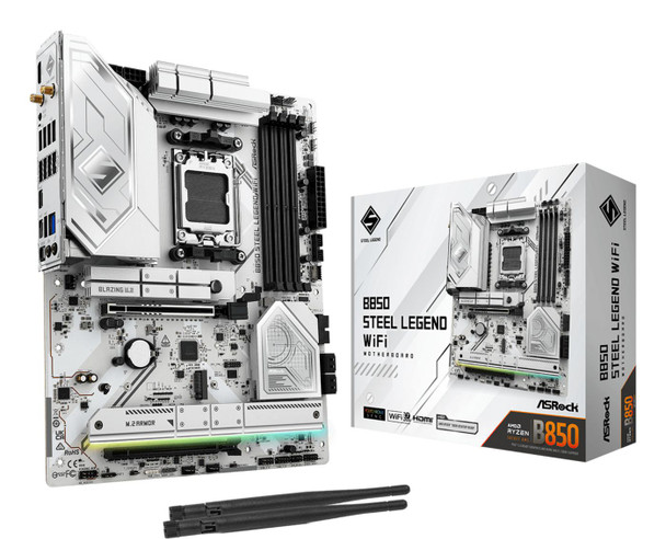 Asrock 90-MXBQS-A0UAYZ B850 Steel Legend Wifi Amd 90-MXBQS-A0UAYZ