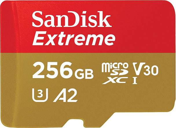 Sandisk 256Gb Extreme Class 3 Microsd Memory Card And Adapter SDSQXAV-256G-GN6MA Sandisk 256Gb Extreme Class 3 Microsd Memory Card And Adapter SDSQXAV-256G-GN6MA