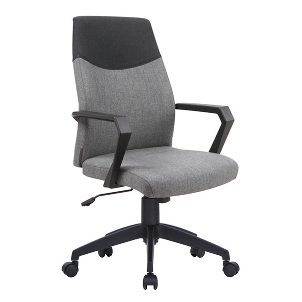 Nautilus Designs Clyde High Back Two Tone Fabric Executive Office Chair With Mod BCF/F569/GY-BK Nautilus Designs Clyde High Back Two Tone Fabric Executive Office Chair With Mod BCF/F569/GY-BK