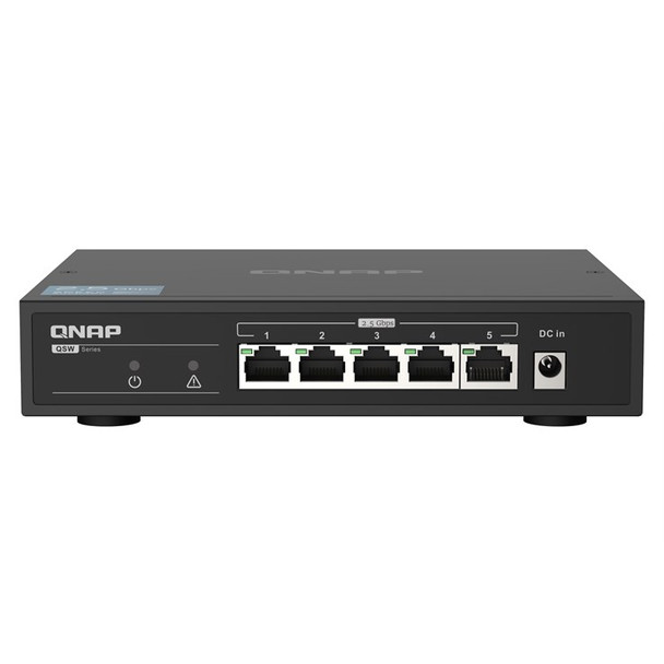 QNAP QSW-1105-5T network switch Unmanaged Gigabit Ethernet 10/100/1000 Black QSW-1105-5T