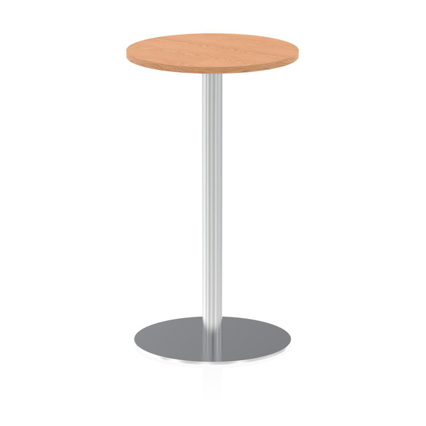 Dynamic Italia 600Mm Poseur Round Table Oak Top 1145Mm High Leg ITL0116 ITL0116 Dynamic Italia 600Mm Poseur Round Table Oak Top 1145Mm High Leg ITL0116 ITL0116