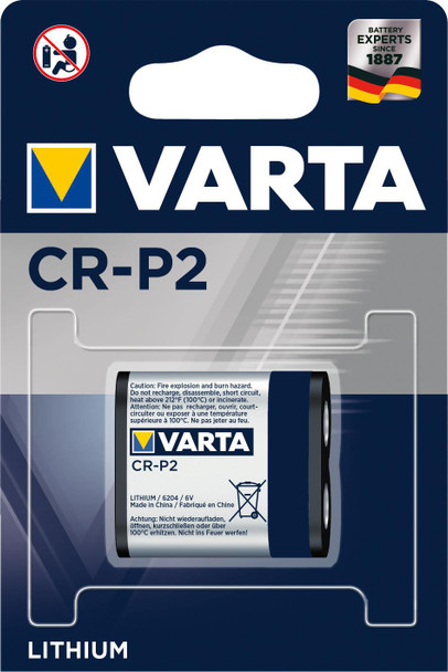 Varta 06204301401 Lithium Photo CR-P2 6V 06204301401