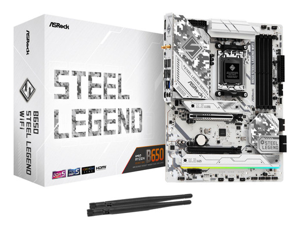 Asrock B650 STEEL LEGEND WIFI Amd B650 Socket Am5 Atx B650 STEEL LEGEND WIFI
