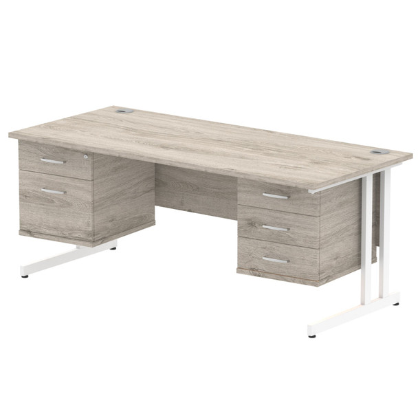 Dynamic Impulse W1800 X D800 X H730mm Straight Office Desk Cantilever Leg With 1 I003520 Dynamic Impulse W1800 X D800 X H730mm Straight Office Desk Cantilever Leg With 1 I003520