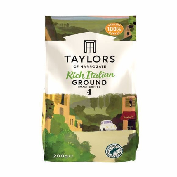 Taylors Of Harrogate Rich Italian Ground Coffee 200G - 0403177 0403177 Taylors Of Harrogate Rich Italian Ground Coffee 200G - 0403177 0403177
