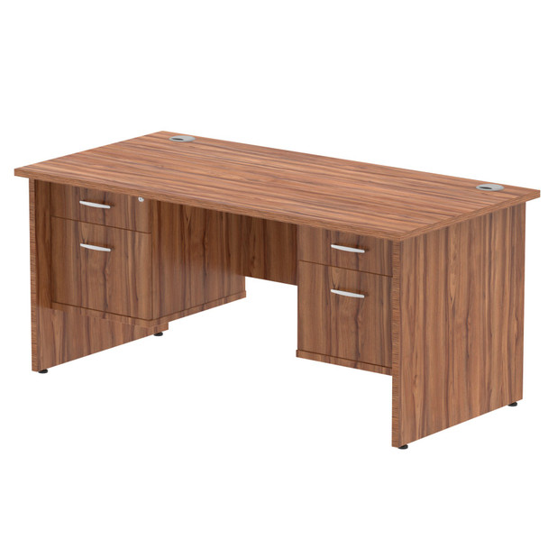 Dynamic Impulse W1600 X D800 X H730mm Straight Office Desk Panel End Leg With 2 MI001979 Dynamic Impulse W1600 X D800 X H730mm Straight Office Desk Panel End Leg With 2 MI001979