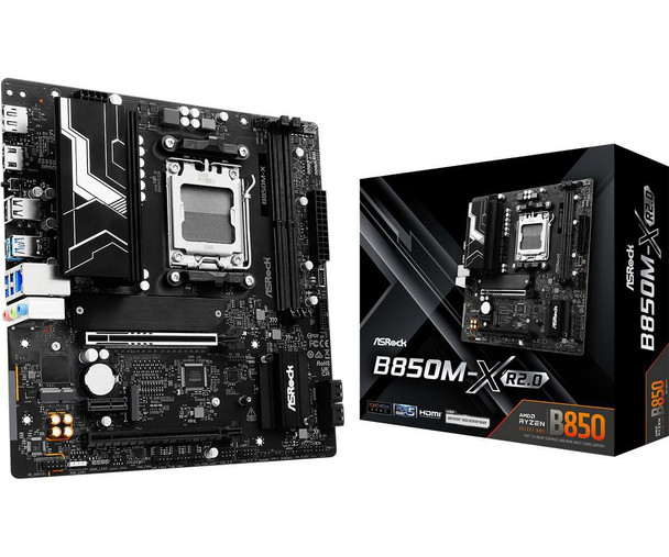 Asrock 90-MXBSG0-A0UAYZ B850M-X R2.0 Amd B850 Socket 90-MXBSG0-A0UAYZ