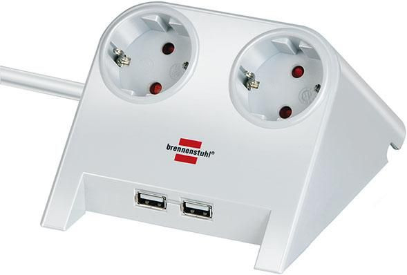 Brennenstuhl 1153520222 Power extension 1.8 m 2 AC 1153520222
