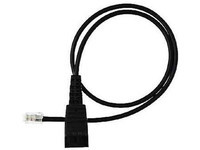 Jabra 8800-00-25 QD cord. straight. mod plug 8800-00-25