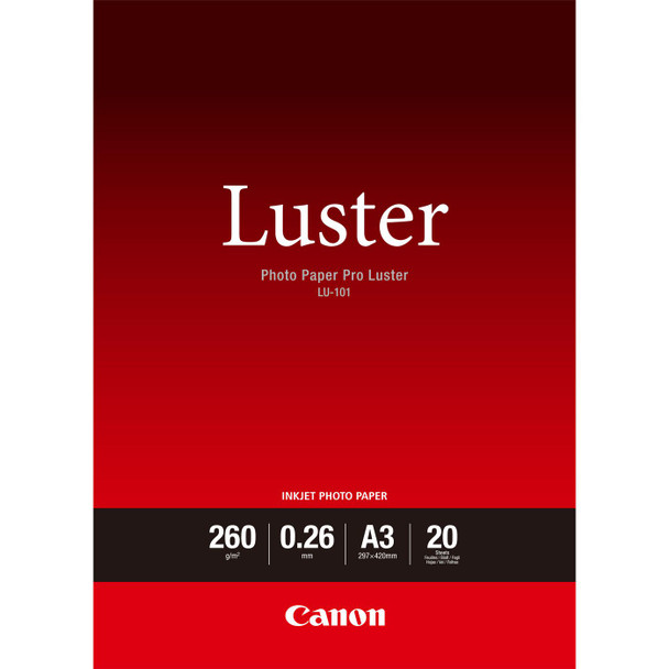 Canon 6211B007 Luster A3 Photo Pap. 260g 20 6211B007