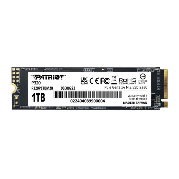 Patriot Memory P320P1TBM28 P320 1 Tb M.2 Pci Express 3.0 P320P1TBM28
