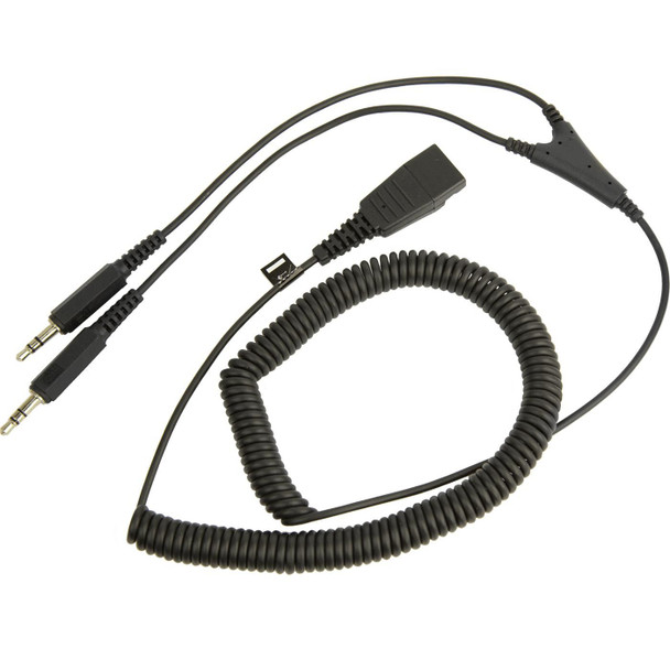 Jabra 8734-599 QD Cord to 2x 3.5mm Pin Plug 8734-599
