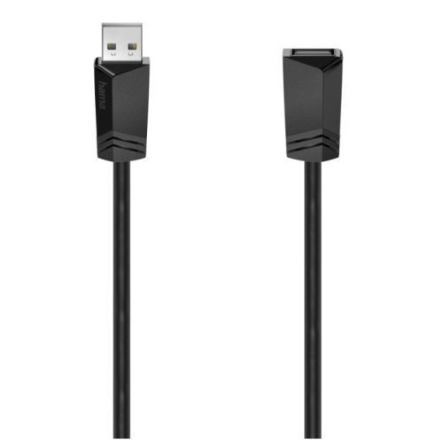 Hama Usb 2.0 Extension Cable Male To Female 3 Metre Black 00200620