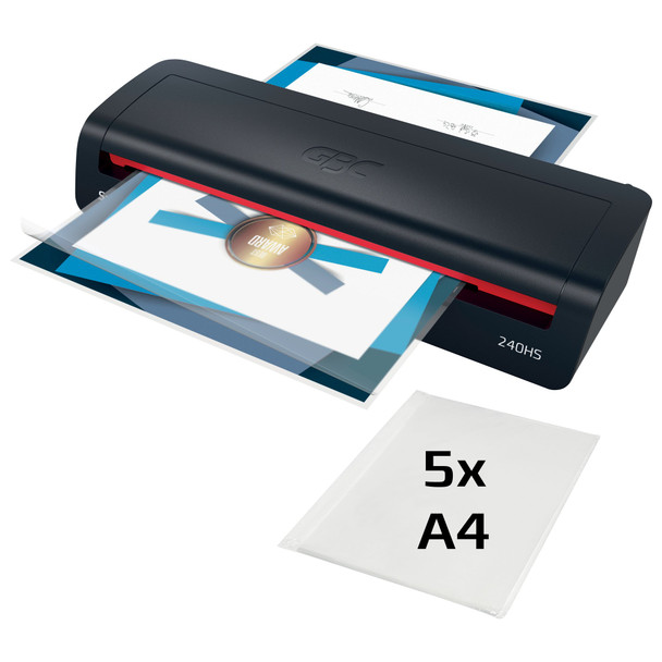 Gbc 240Hs Home Office A3 Laminator Black & Red - 4410069 4410069UK Gbc 240Hs Home Office A3 Laminator Black & Red - 4410069 4410069UK