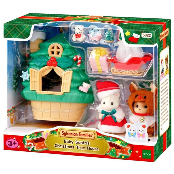Sylvanian Families Baby Santa's Christmas Tree House 5822 5822