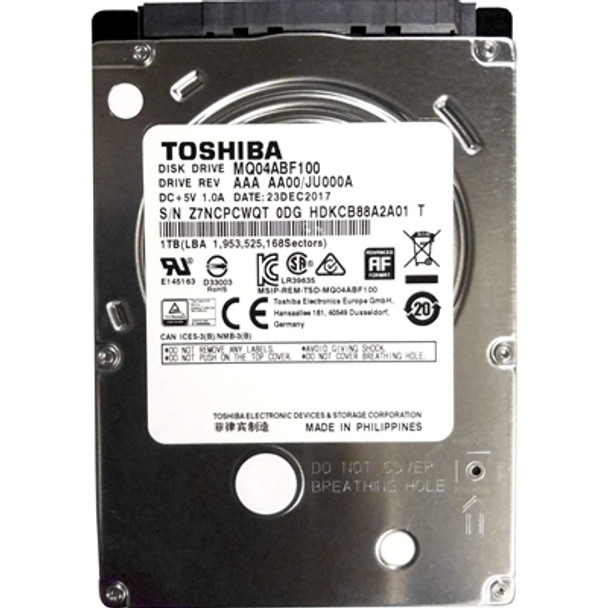 Toshiba L200 Hdwl110uzsva 1Tb 5400Rpm 2.5 " 7Mm Internal Hard Drive MQ04ABF100
