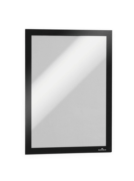 Durable Duraframe Magnetic Display Frame Self Adhesive A4 Black Pack 2 487201 487201 Durable Duraframe Magnetic Display Frame Self Adhesive A4 Black Pack 2 487201 487201